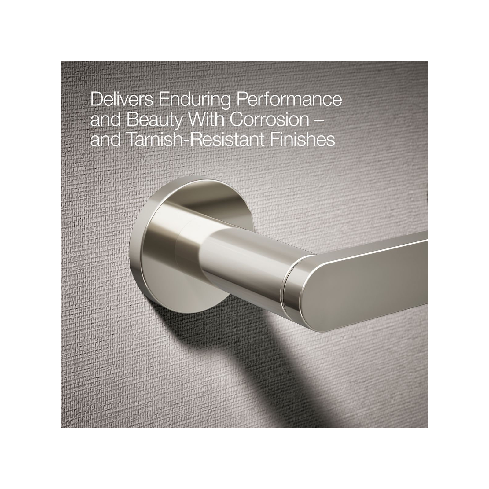 Wall Mount Toilet Paper Holder, Silver