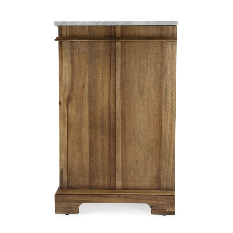 Rachelle 42" Single Bathroom Vanity Set, Light Brown