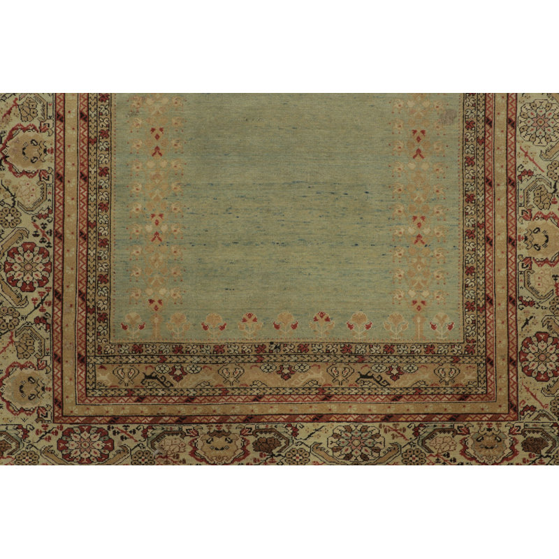 Vintage One-of-a-Kind 4’8 " x 5’5 " Hand Knotted Area Rug