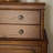Retro Nut-Brown Solid Wood Accent Cabinet