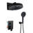 12 Inch Wall Mounted Shower System With Hand Shower Single Handle Shower Faucet Set Brass Shower Faucet Combo With Rough-In Valve