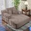 Canapé-lit convertible en méridienne à compression Corduroy avec poches de rangement et 3 coussins, canapé-lit moderne surdimensionné pour le salon, sans assemblage-1257403524