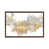 Toile avec cadre en bois brun classique est en rupture de stock