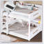 Queen Over Queen Bunk Bed With Storage Shelves And USB Ports-1282008523