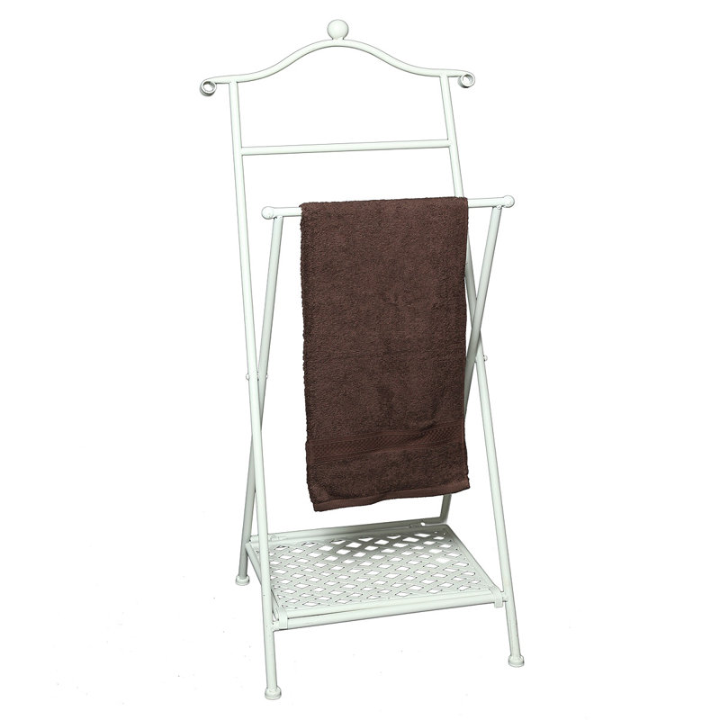 Jorah Metal Bathroom Shelves, White