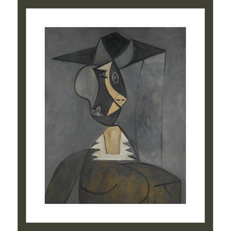 «Woman in grey» par Pablo Picasso, impression giclée sur cadre, H 27,78 po x l 23,5 po