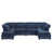 Black Blue Polyester selected