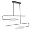 Luminaire suspendu unique à 2 lumières DEL Poulos-1677060351