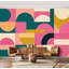 Papier peint adhésif autocollant amovible Mid-Century-129881021