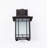 1 Light Black Outdoor Wall Lantern