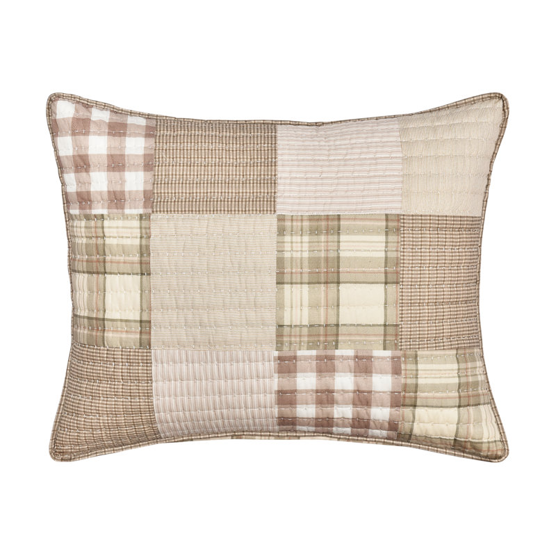 Melrose Quilted Sham Blush, Queen