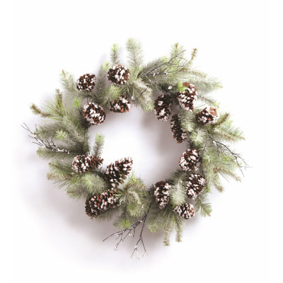 Wonderland Pine and Cone Wreath