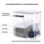 Aquarium cylindrique en acrylique avec cadre en fer-1051544810