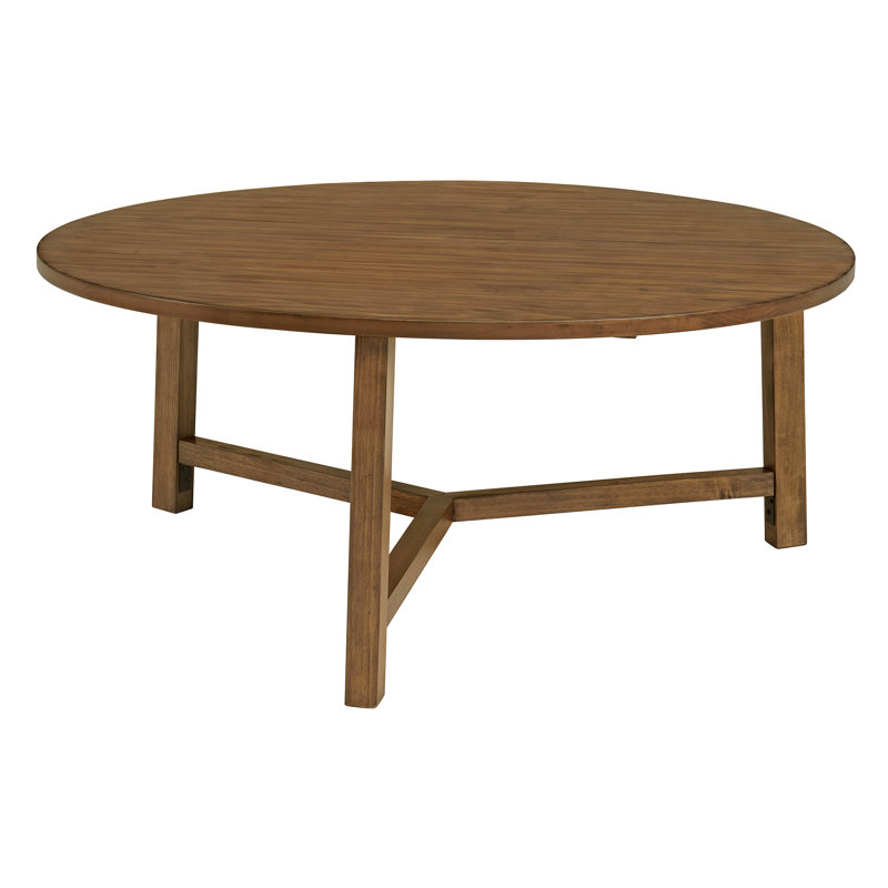 Newbury 44in Round Solid Wood Coffee Table