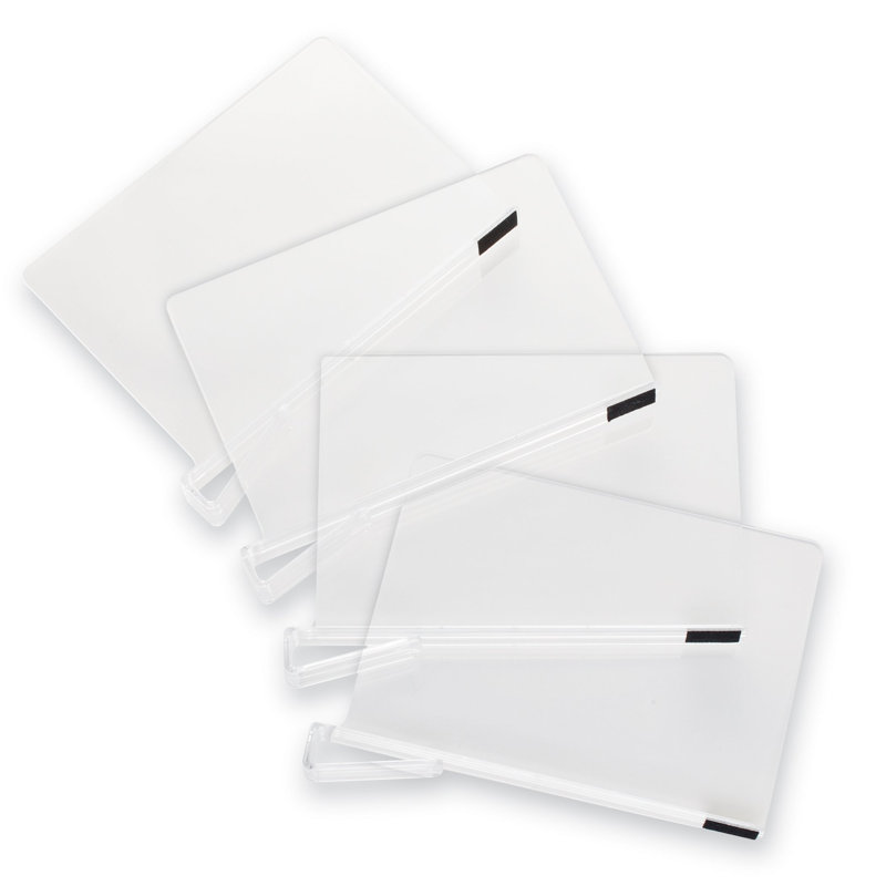 Closet Shelf Dividers with Anti-Slip Felt Pads - Set of 4