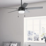 Anisten 52" 5 - Blade Ceiling Fan With Lights and Pull Chains