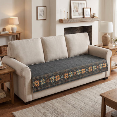 Bohemian-Style Chenille Sofa Cover