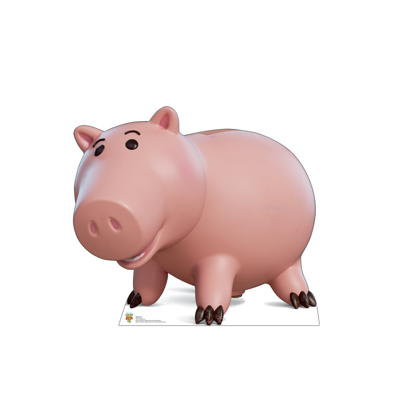 Accroche en carton 4 jouets hamm disney/pixar