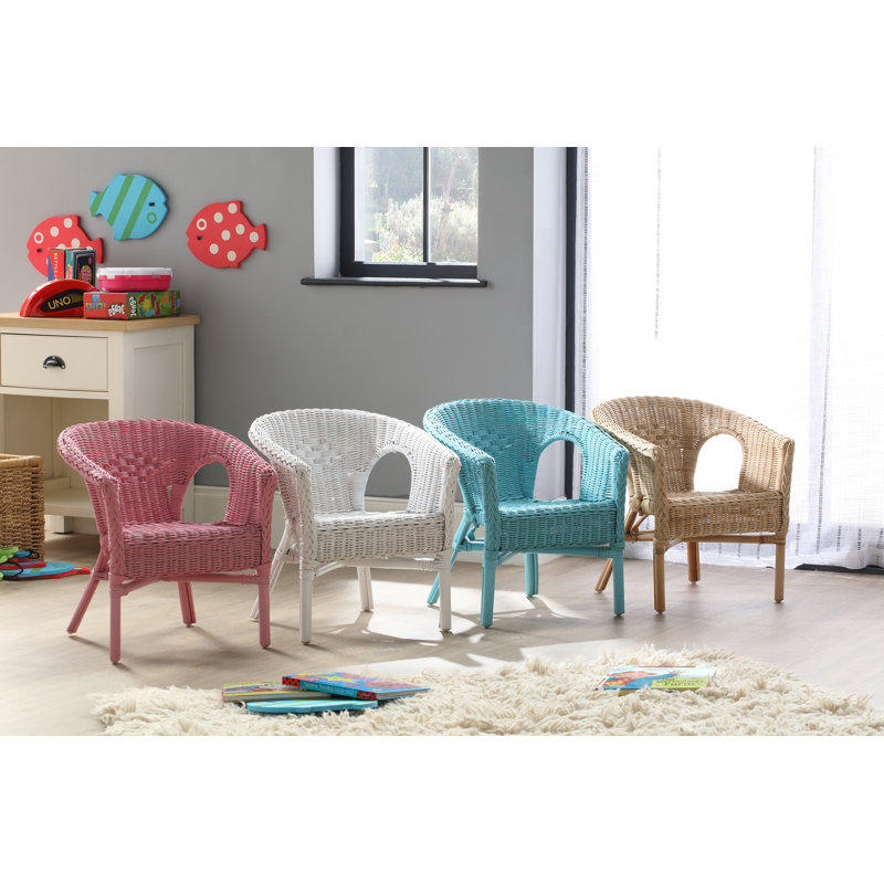 Vanderpol Wicker Barrel Chair, Natural