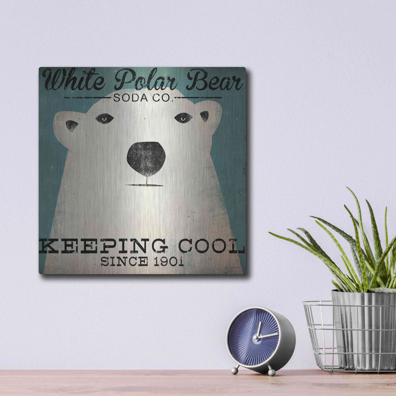 «Polar Bear Soda Co» par Ryan Fowler, H 12 po x l 12 po