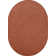Latitude Run® Solid Color Oval Shape Area Rugs Rust