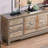 Hand-Painted Entryway Accent Cabinet Sideboard