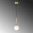 Elegant Gold Metal Chandelier, Adjustable Height 15 x 15 x 19.3 inches | 90 cm Cable, 139 cm Max Height | E14 Socket, Max 40W | Glam Scandinavian Design, Perfect for Living Room & Dining Areas, Bulb Not Included-1853104404-1853104405