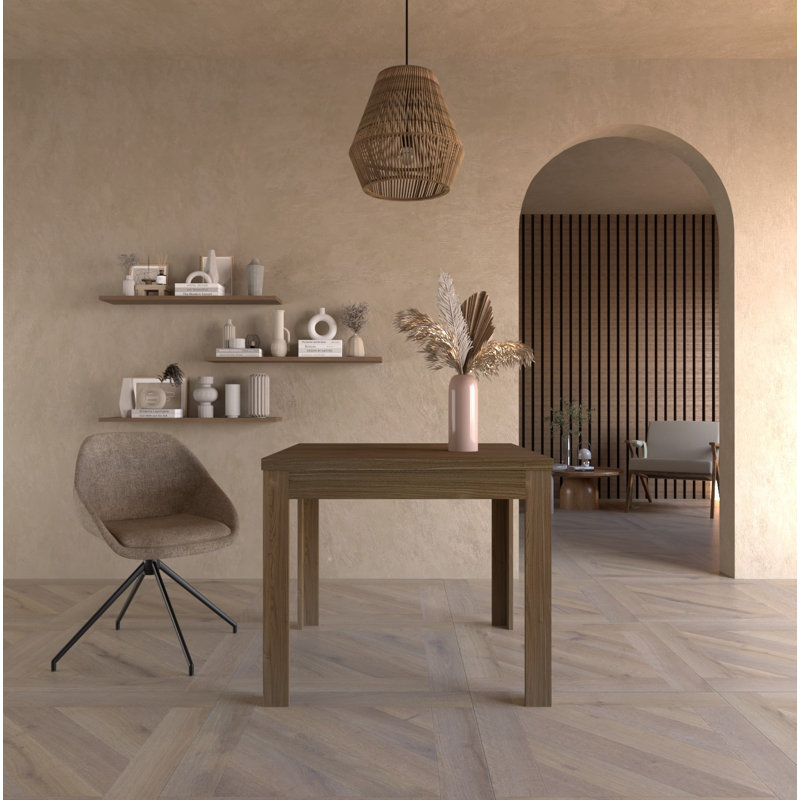 Boltuch Extendable Dining Table, Stelvio Walnut, Stelvio Walnut