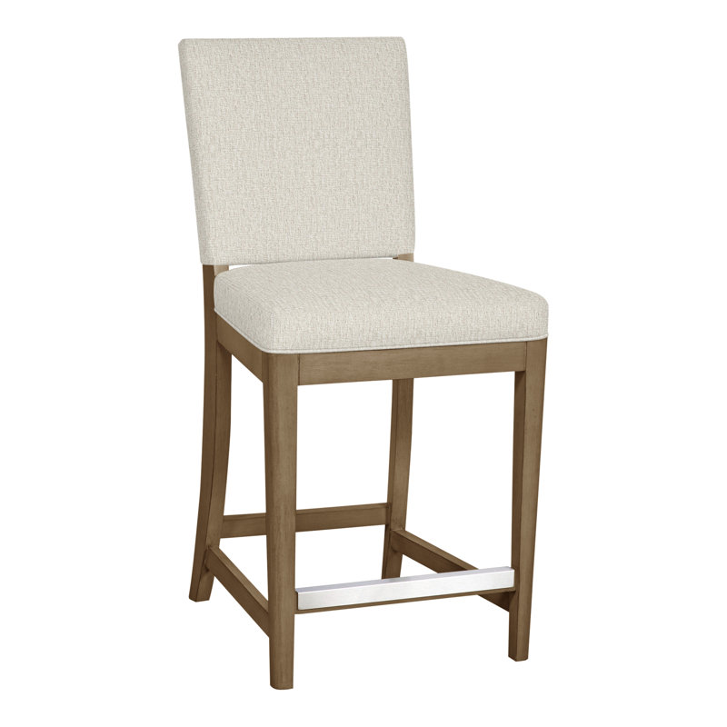 Juliet 42"Counter Stool, Nomad Snow Crypton® Chenille, Hampton
