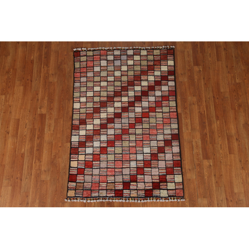 Checkered Gabbeh  Oriental Rug 3x5