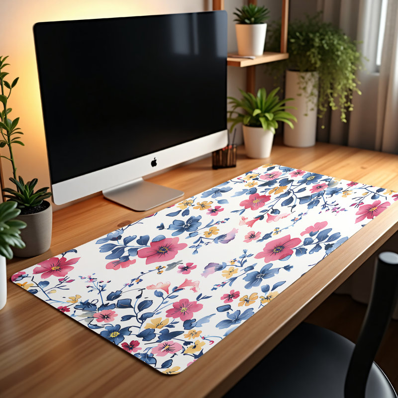 Polyester Desk Pad, 14.4x12.1