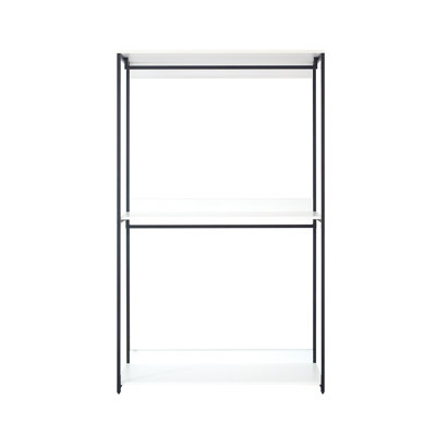 Garde-robe en bois et métal 47 po Fiona
