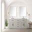 Meuble-lavabo double en chêne 60 po X P 22 po D-1339546704-1339546707