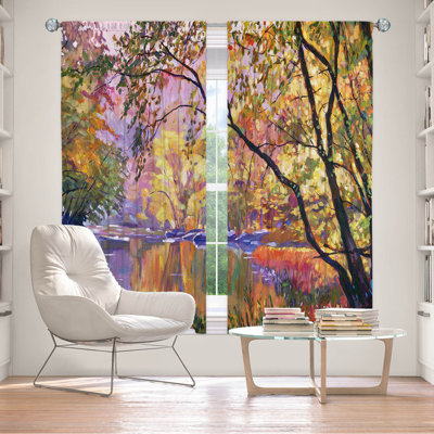 Delaughter Room Darkening Curtains / Drapes Pair