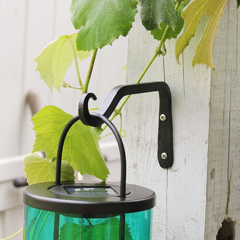 Metal Weather Resistant Bracket Plant Stand, 4" H x 6" W x 0.5" D