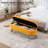 Shaneta 55" Velvet Storage Bench with Gold Legs-1809045538