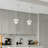 Levona 1-Light Crystal Drum Modern Pendant Light-703914847