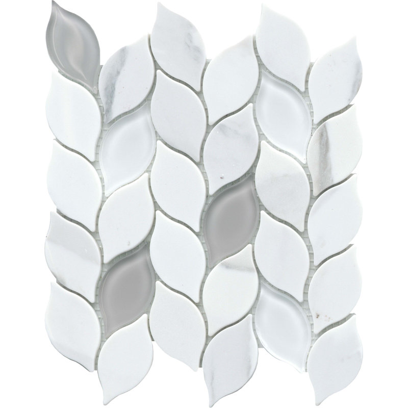 LAmour™ 10" x 12" Glass Novelty Mosaic Tile