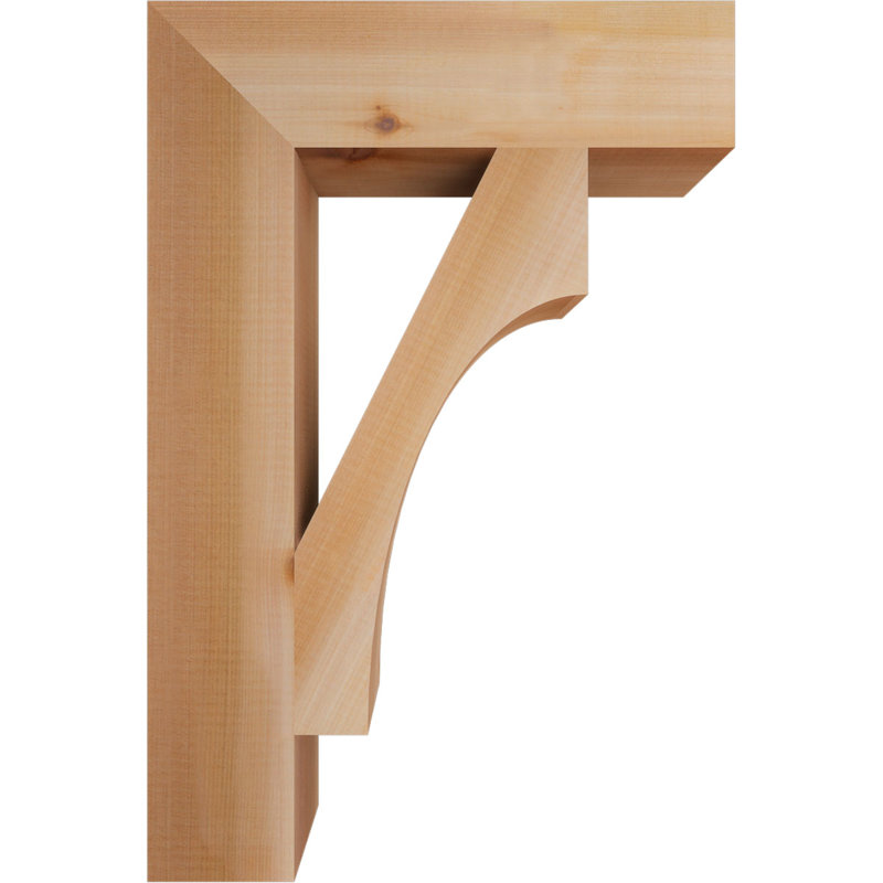 Support Westlake Block, Cèdre rouge de l'Ouest (lisse), H 24 po x l 3,5 po x P 16 po