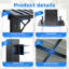 Pergola à toit rigide avec toit en acier galvanisé incliné et structure en aluminium-125712316