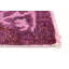 Tapis décoratif mauve en laine de conception unique 10 pi x 12 pi 8 po noué à la main
