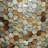 Handmade Mother Of Pearl Shell Geometric Mosaic Accent Table, Contemporary Side End Table