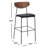 Clora Upholstered Counter Stool with Iron Frame-2096027118-2096027119