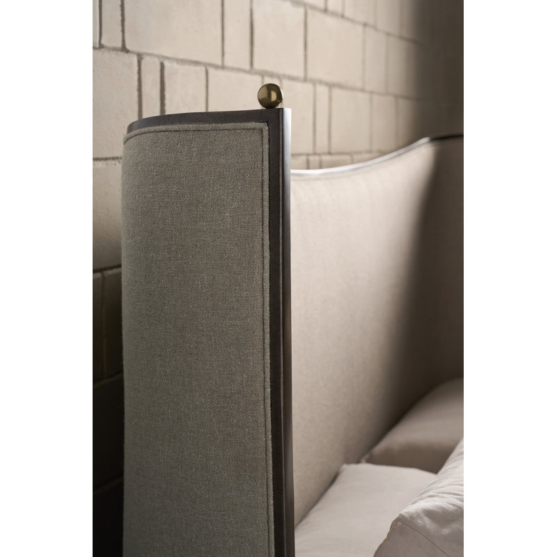 Provence Upholstered Spindle Bed, King