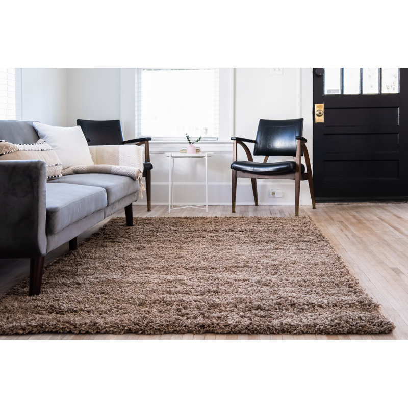 Tapis brun sablonneux Rodolphe, Rectangle 9 pi x 12 pi