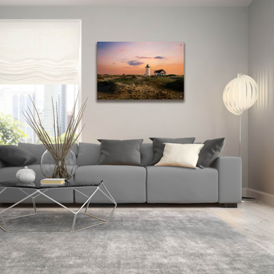 Breakwater Bay 'Dusk At Race Point' by Rick Berk Acrylic Glass Wall Art