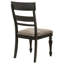 Chaise d'appoint en bois (ensemble de 2)