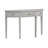 Distinctive Features Of Pine Veneer Console Table With Vertical Stripe Drawer Fronts And Four Legs-455069597