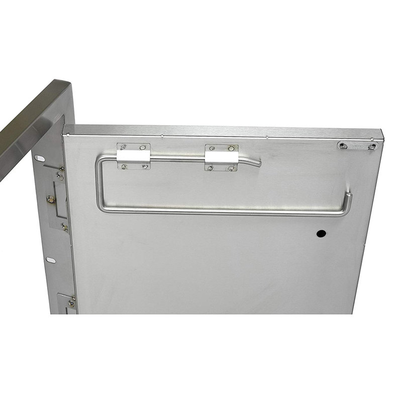 23.6 in. Grade 304 Stainless Steel and Stainless Steel Grade 304 Stainless Steel Drop-In and Mounting / Installation Required Door & Drawer Combo