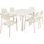 Leleifi Rectangular Outdoor Table Set-345334283-374799297